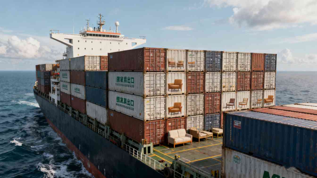 家具出口韧性显现 2025年10月降幅收窄(图1)