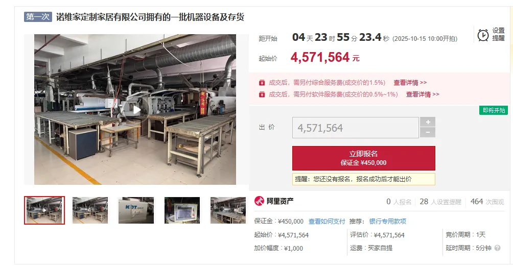 定制家居行业黑马诺维家破产，三天出货模式引反思(图1)