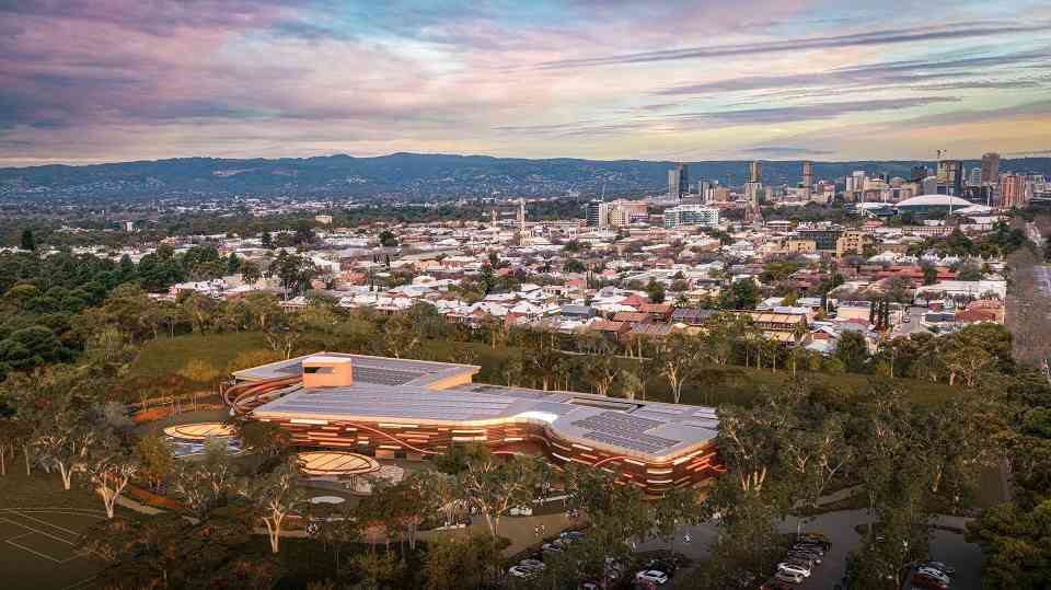 澳洲最大木梁就位！阿德莱德水上中心用324立方米木材造屋顶(图4)