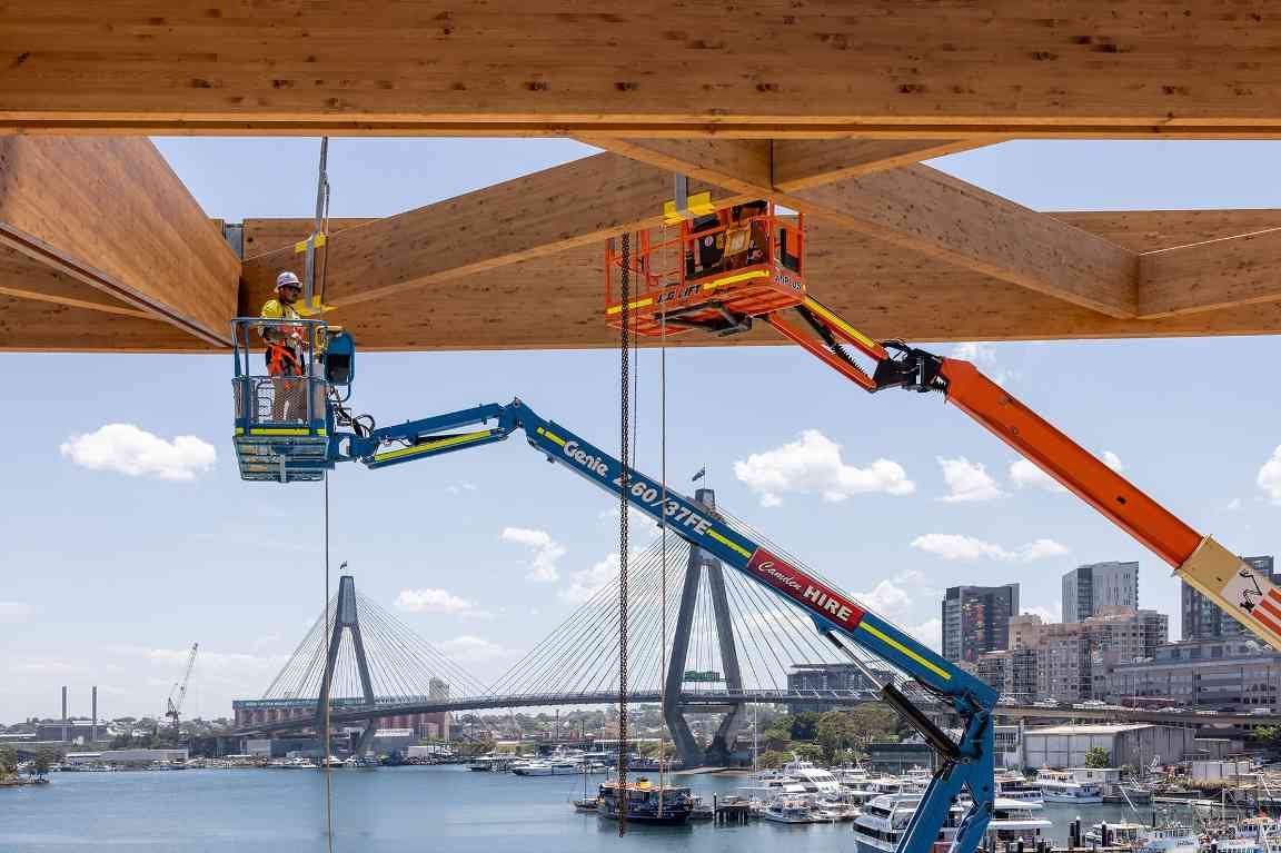 意大利制造+澳洲地标：探秘悉尼鱼市场世界级木结构屋顶工程(图3)