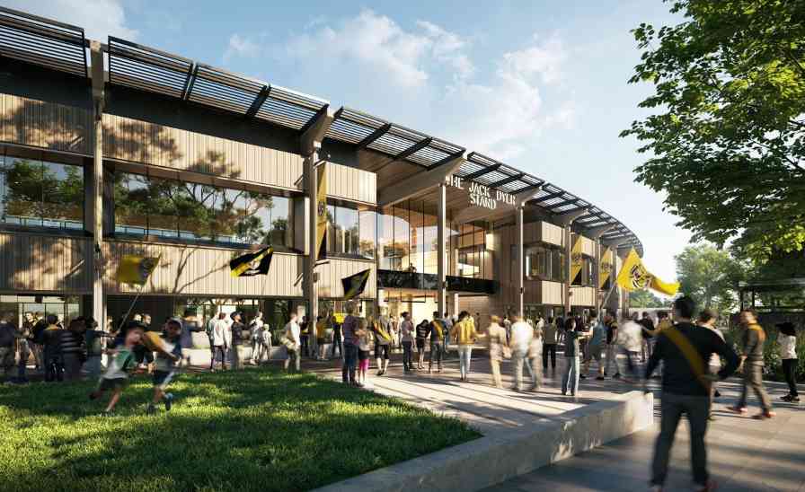 可持续木材走进澳式足球：ASH胶合木将打造新一代体育场馆标杆(图2)