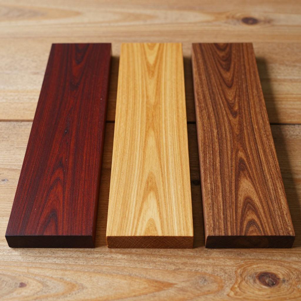 榄仁木红黄褐三色辨识指南：材性与应用解析(图2)