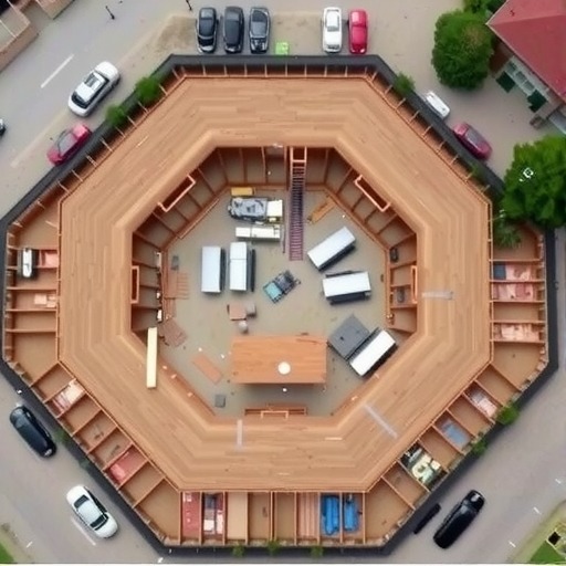 巴里旧警察局原址将建1035套预制木结构住宅(图2)